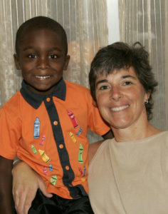 mother and son