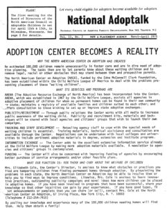 First NACAC Newsletter