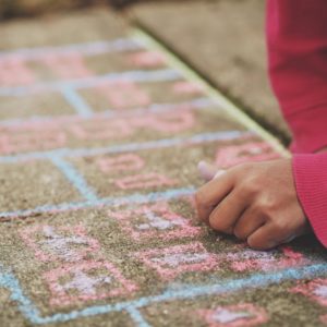 chalk drawing