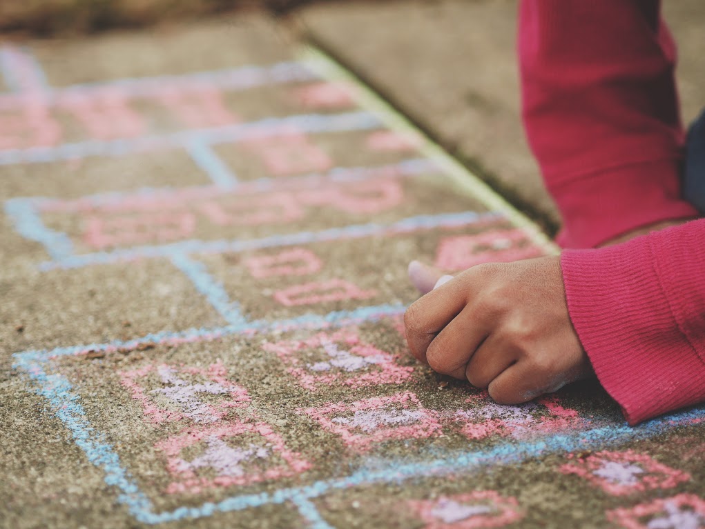 chalk drawing