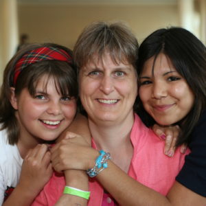 mother and two daughters
