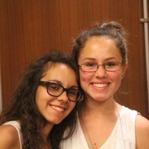 two teenaged girls
