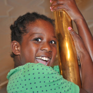girl playing