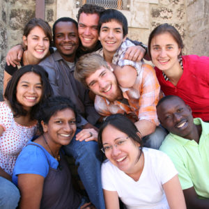 group of teens