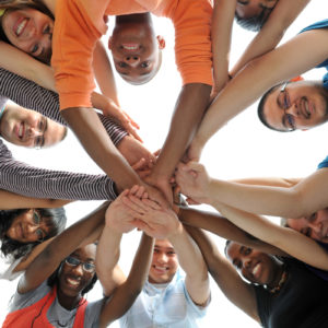 teens in circle
